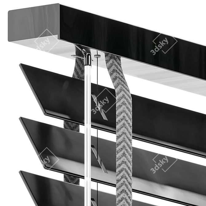 Modern Metal 45mm Venetian Blind 3D model image 6