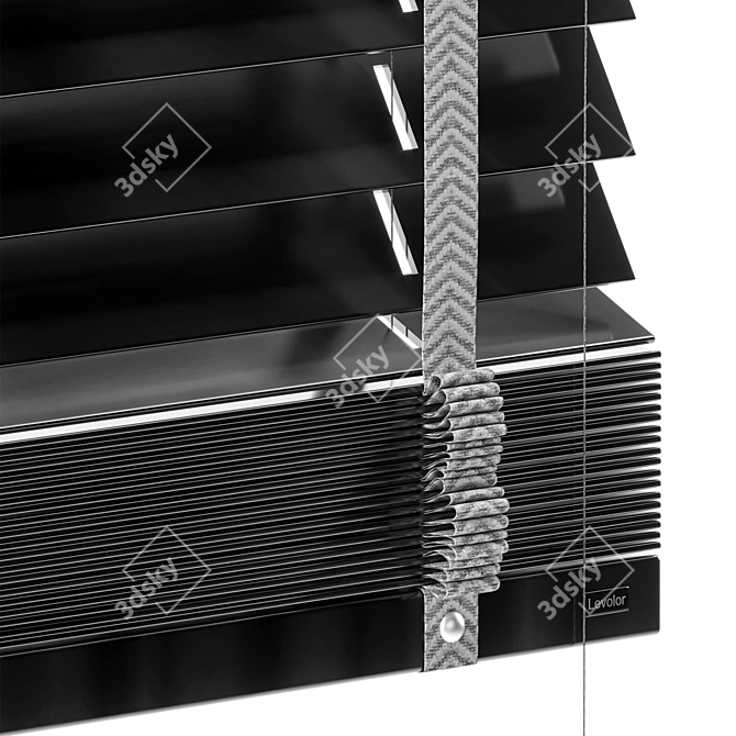 Modern Metal 45mm Venetian Blind 3D model image 8