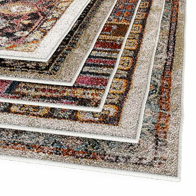 Authentic New Mexico Rug: Handcrafted Heritage Design 3D model image 2