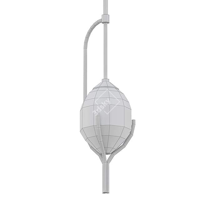 Elegant Glass Lighting: DAN YEFFET 3D model image 2