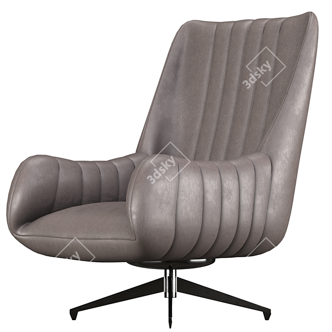 RUBIE Armchair - Modern Elegance in Your Home 3D model image 1