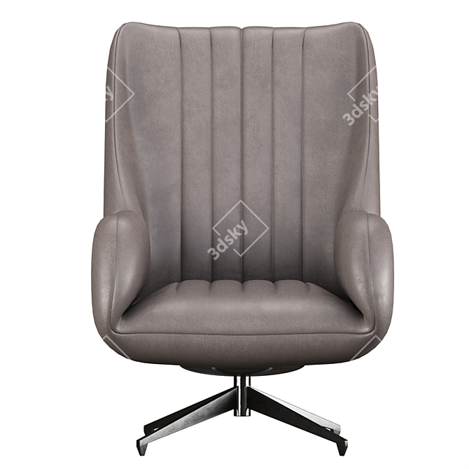 RUBIE Armchair - Modern Elegance in Your Home 3D model image 2