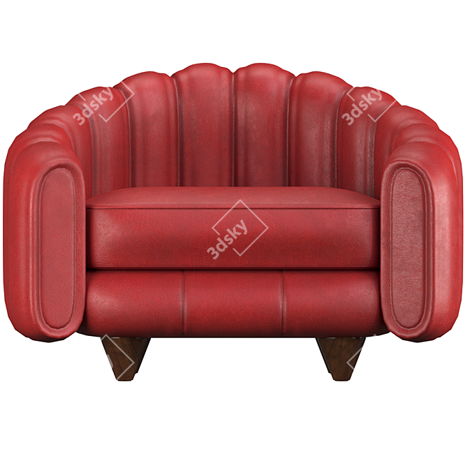 PEARL Armchair: Elegant and Timeless 3D model image 2
