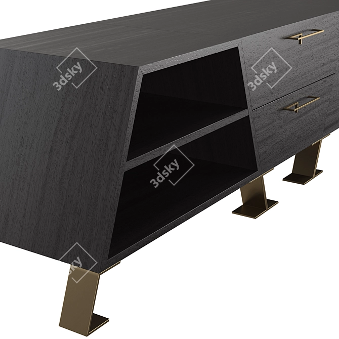 Modular Elegance: LATOxLATO Credenza 3D model image 5