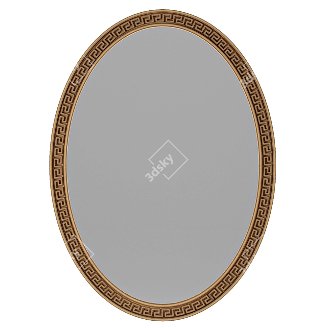 Luxury Versace Mirror 3D model image 4