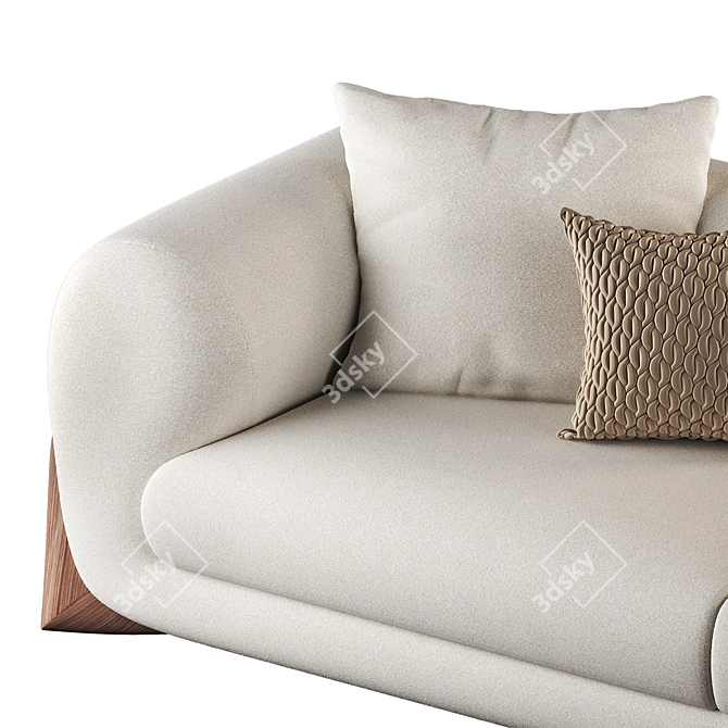 Elegant Porada Sofabed 3D model image 5