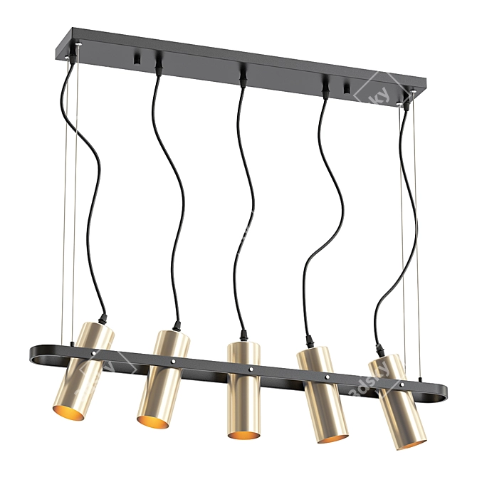 Claire Pendant Light - Elegant Illumination 3D model image 1