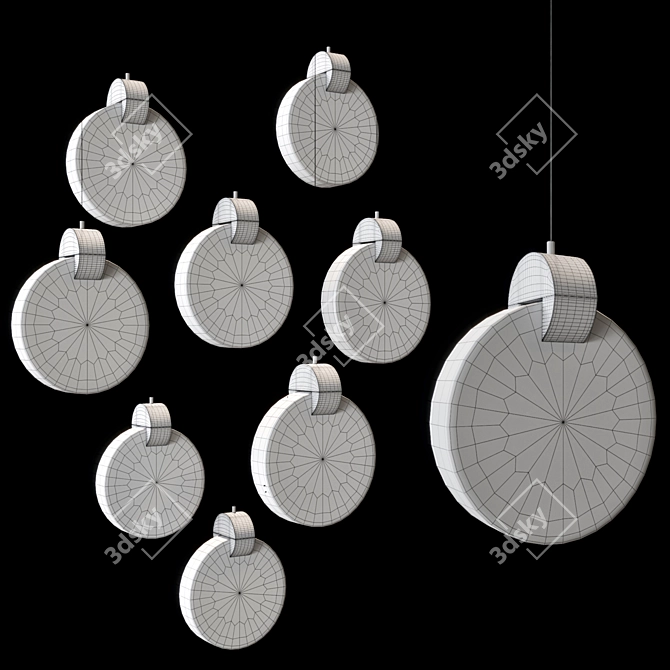 Minimalist Pendant Light - Polys: 598.424 3D model image 3