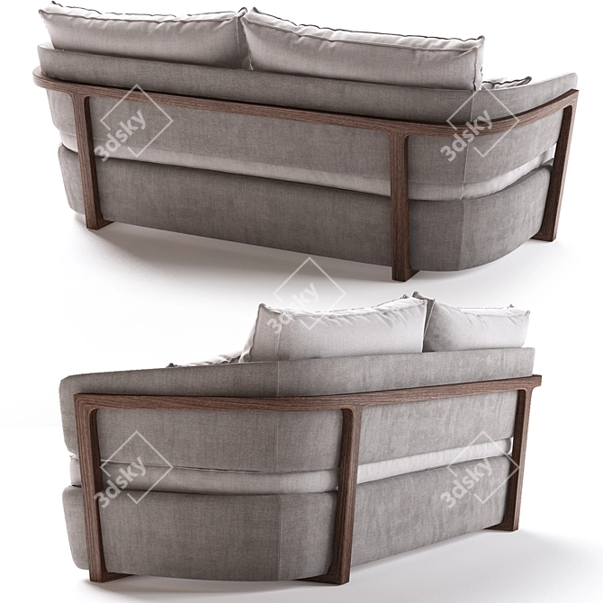 Luxury Porada Arena Sofa 3D model image 2