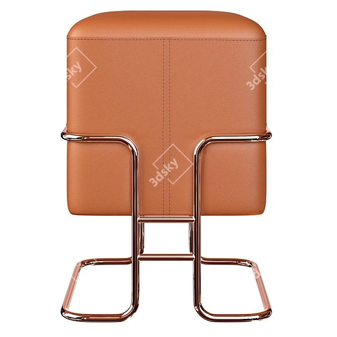  Modern Hazel Stool: Elegant and Functional 3D model image 2