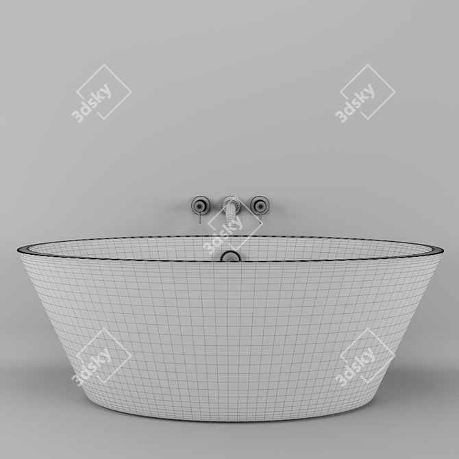 Luxury Bath Set 2014 3D model image 3