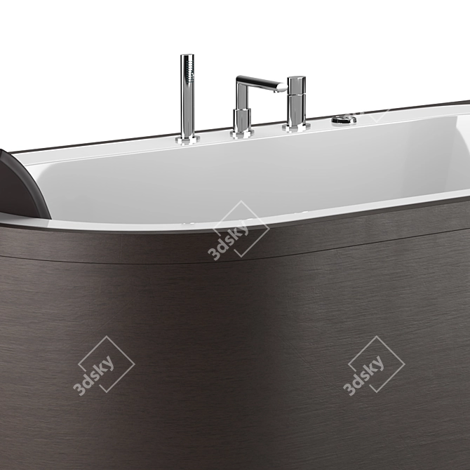 Title: Yuma Art Air Massage Bathtub 3D model image 5