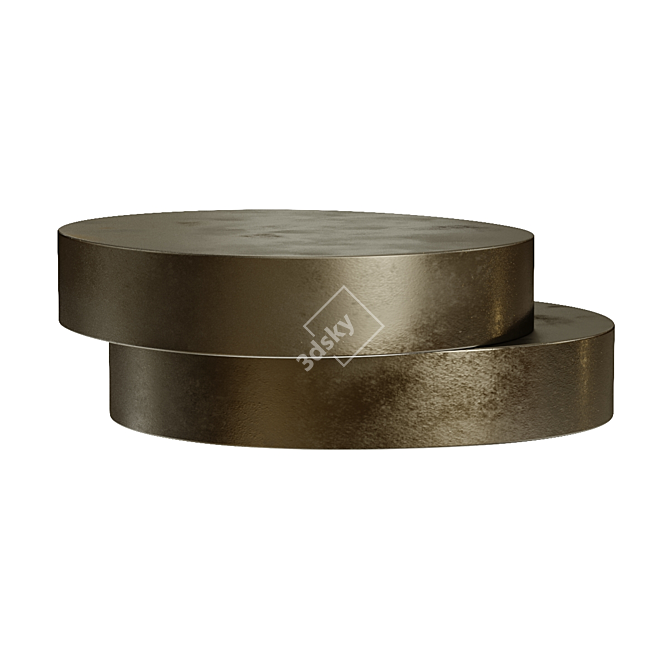 Sleek Minimalist ODE Coffee Table 3D model image 2