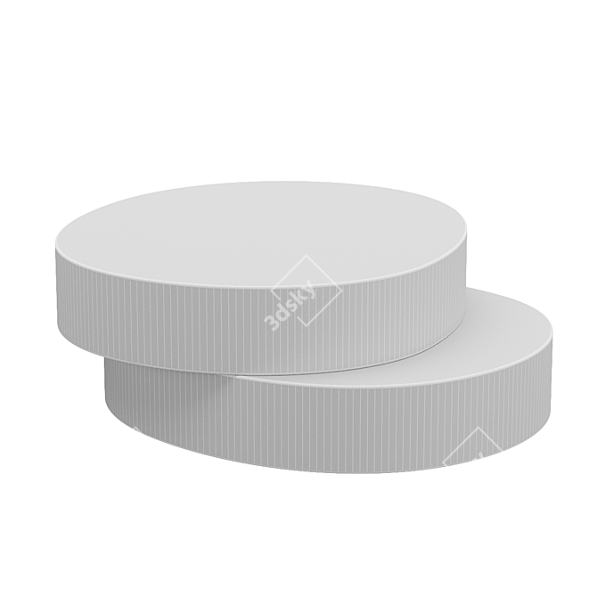 Sleek Minimalist ODE Coffee Table 3D model image 3