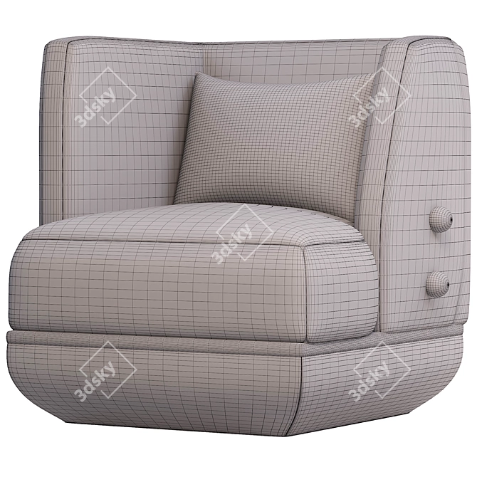 Modern Armchair - 3Ds Max 2014, Corona 2 3D model image 4