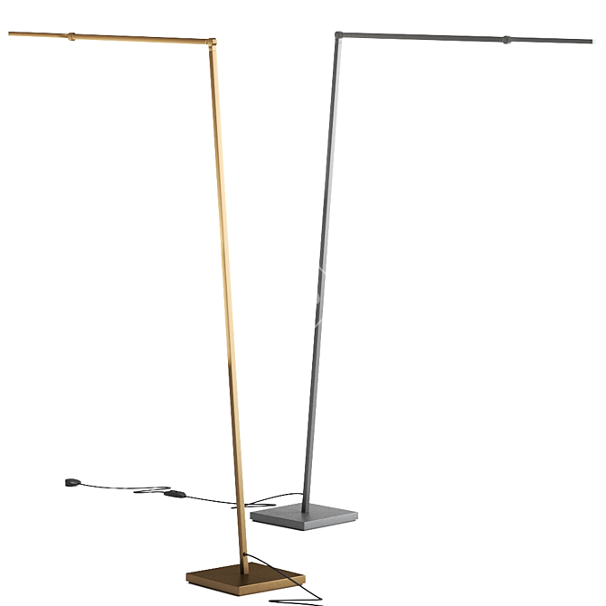 Untitled Linear LED Floor Lamp 3D model image 2