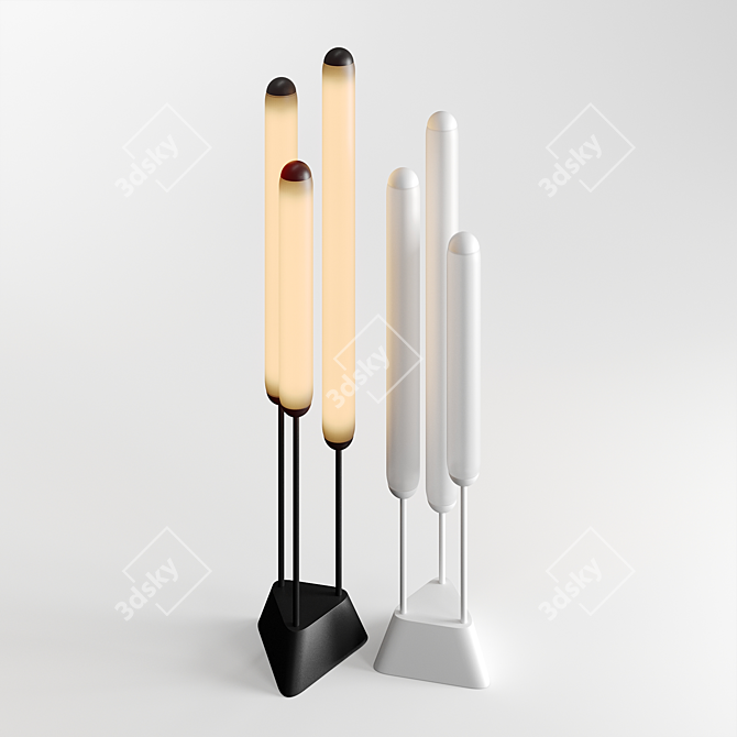 Elegant Illumination for Every Space: BROKIS PURO FLOOR 3D model image 1