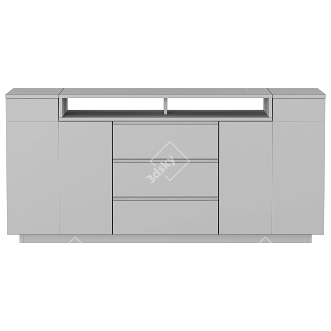 LOFT 180cm Modern Sideboard by Invicta 3D model image 4