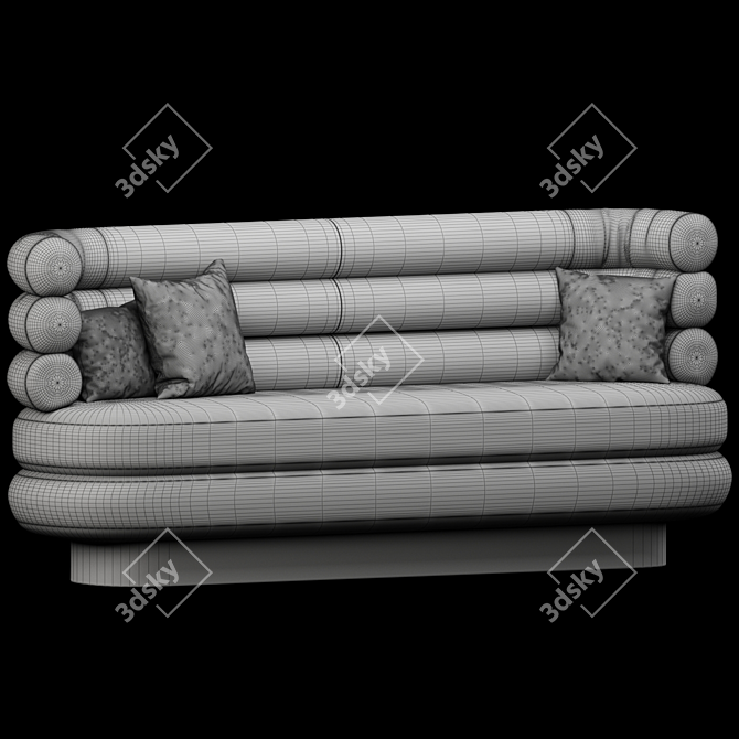 Modern Marshmallow Sofa: Royal Stranger 3D model image 7