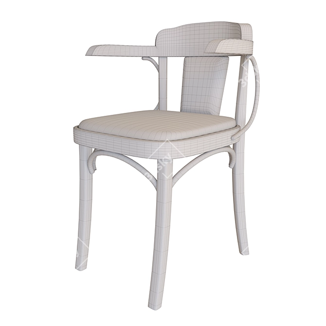 Vienna Style Chair - Rosa-MS 3D model image 4