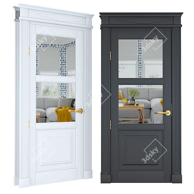 Elegant Toscana Furniture 3D model image 1