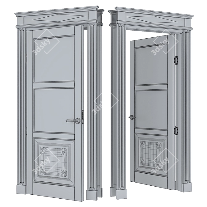 Elegant Toscana Furniture 3D model image 3