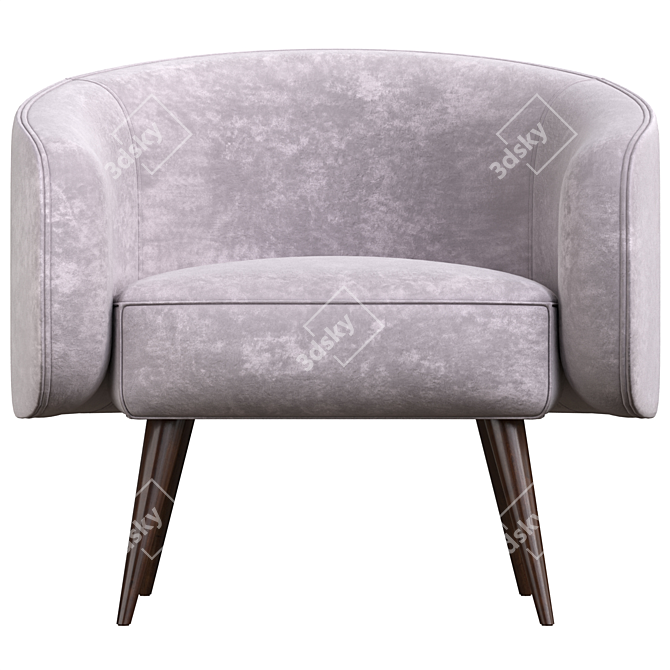 Yoisho Modern Armchair 3D model image 2