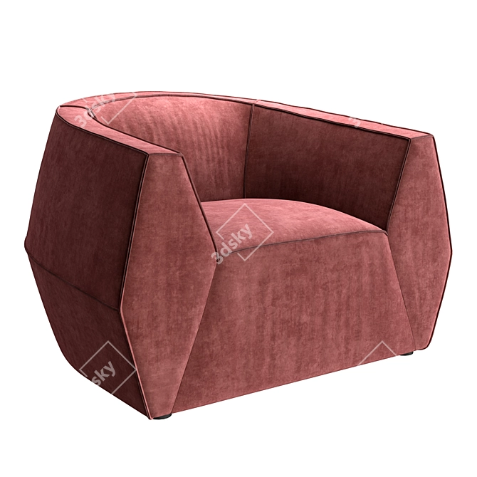 Eternal Expression: Ghidini1961 Infinito Armchair 3D model image 1