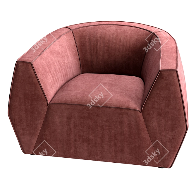 Eternal Expression: Ghidini1961 Infinito Armchair 3D model image 2