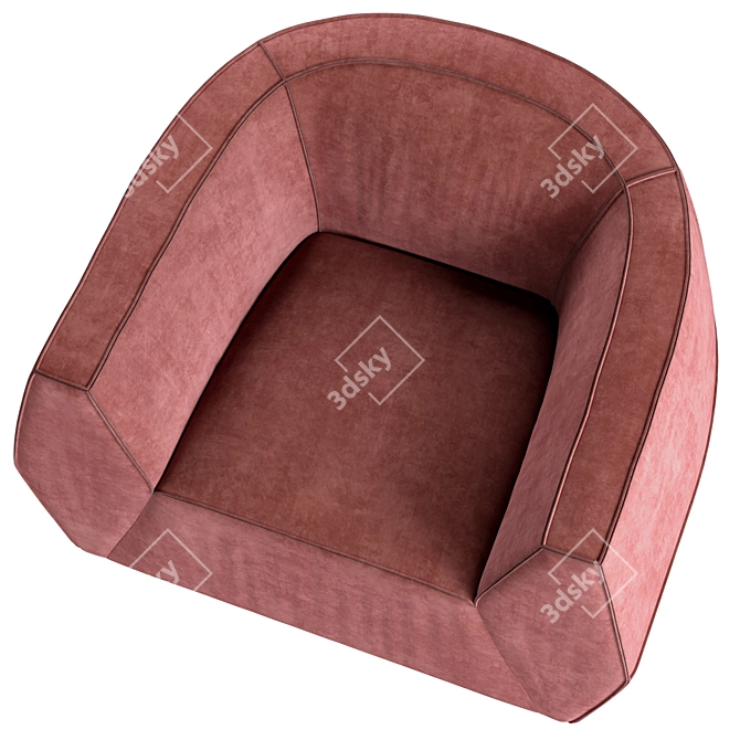 Eternal Expression: Ghidini1961 Infinito Armchair 3D model image 4