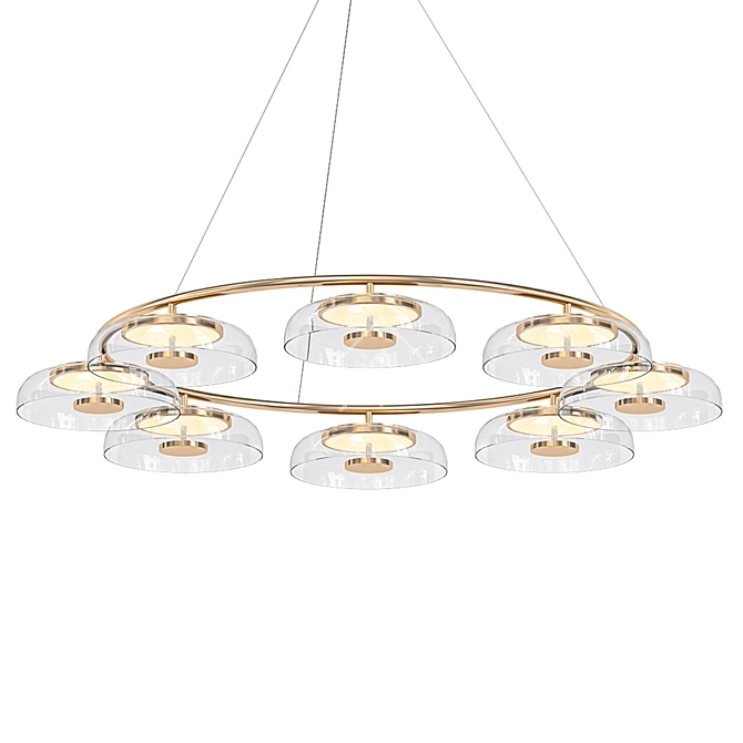 Elegant Illumination: BLOSSI 8 3D model image 1