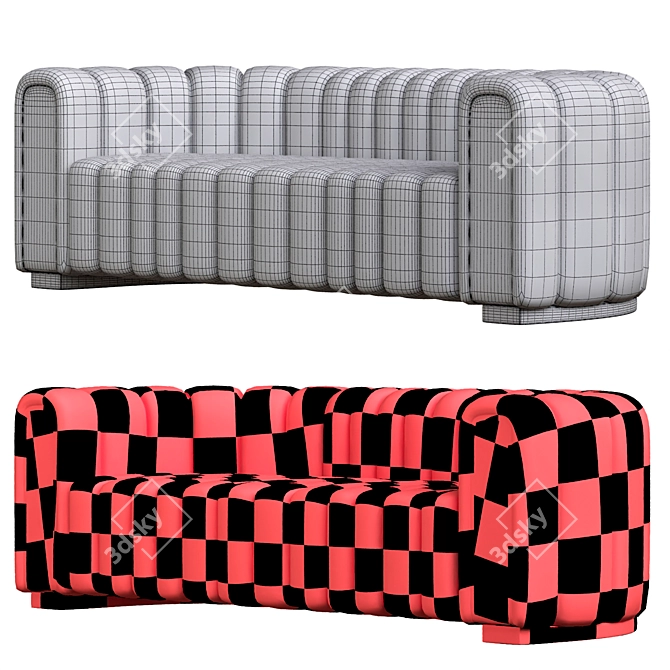 Modern Sancal Core Sofa 3D model image 3