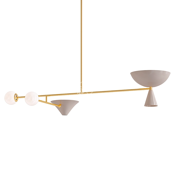 Modern STATHIS Pendant - V-Ray 3D model image 1