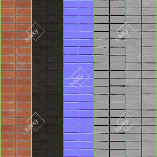 Timeless Rustic Terracotta Tiles 3D model image 4