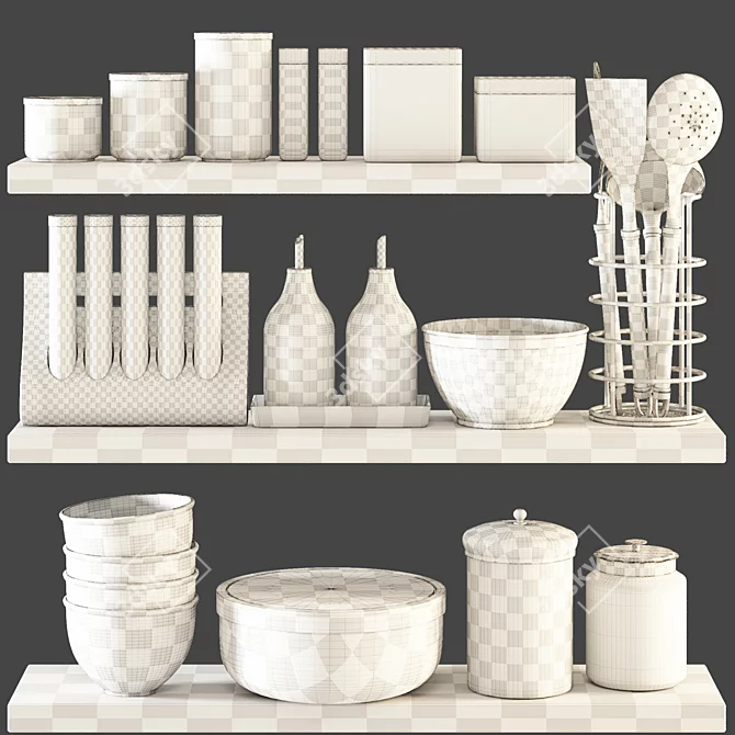 Elevate Your Kitchen Style 3D model image 2