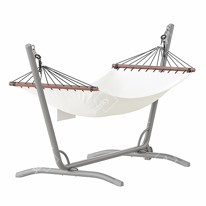 Cozy Hammock with Sturdy Support 3D model image 2