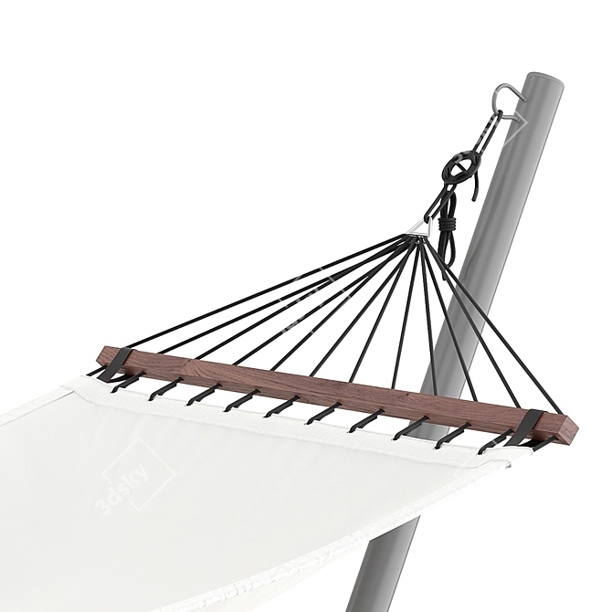 Cozy Hammock with Sturdy Support 3D model image 3