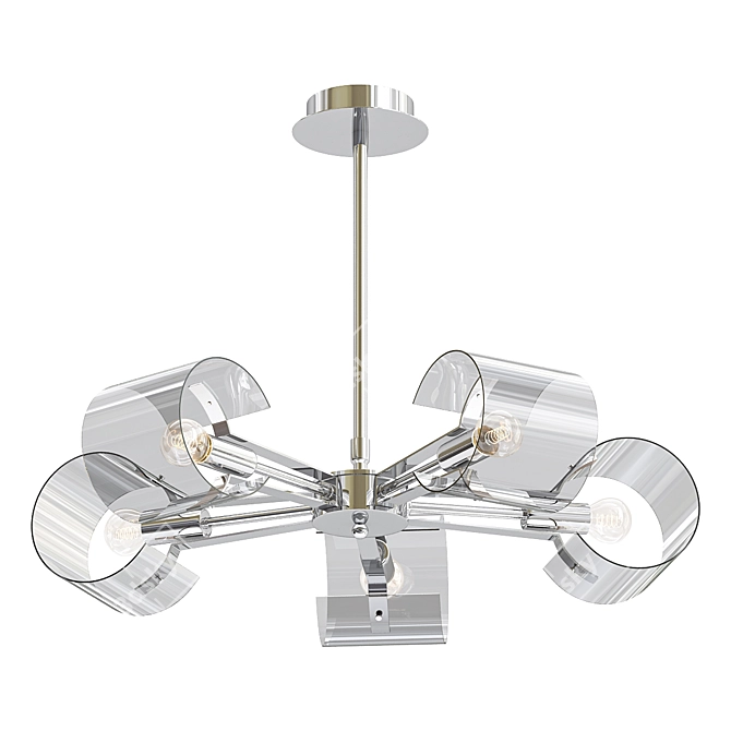 Freya FR5024PL-05GR: Elegant and Modern Pendant Chandelier 3D model image 1