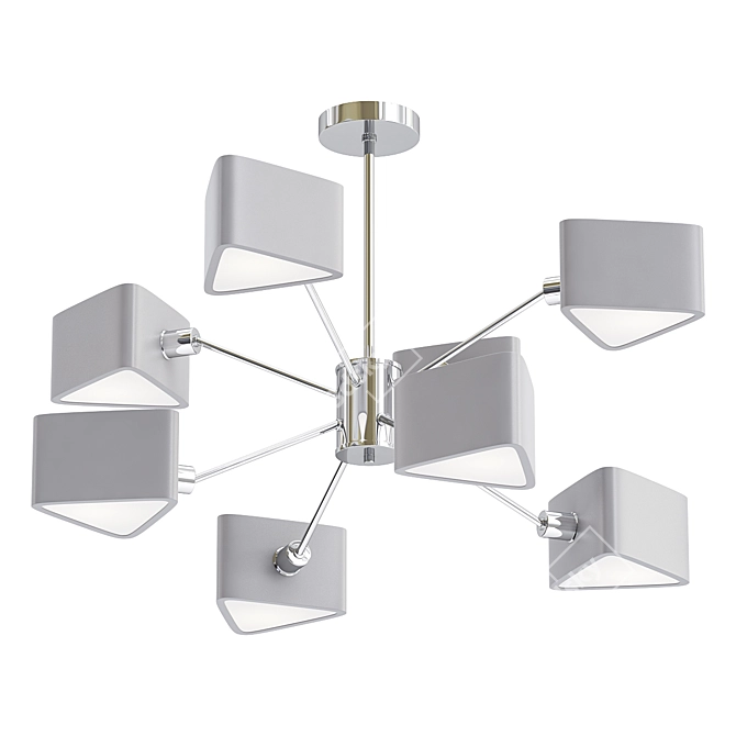 Stylish Freya FR5040PL Chandelier 3D model image 1