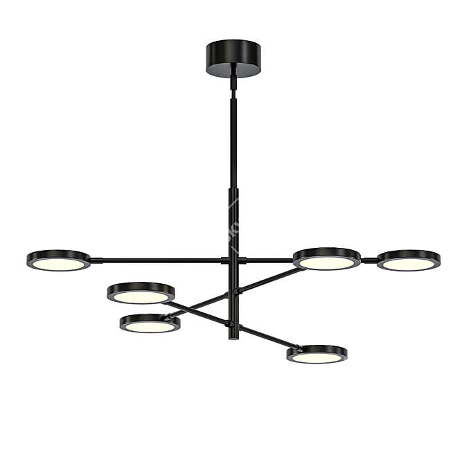 Ethereal Glow Pendant Light 3D model image 1