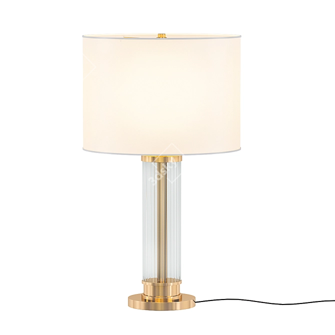 Elegant Table Lamp: Allen 3D model image 1