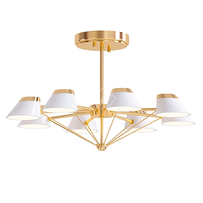 Gloria 2014 Suspension Light in Millimeters 3D model image 1