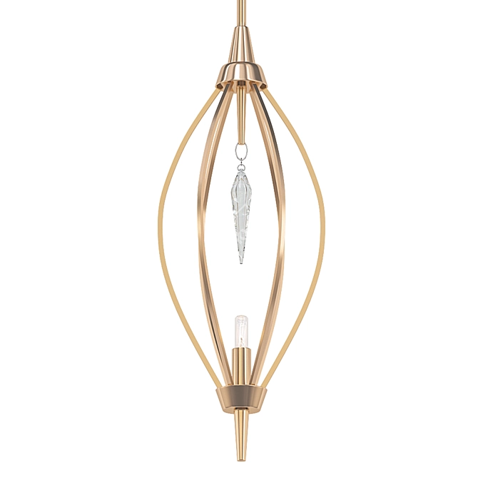 Elegant Bolero Pendant - Illuminate with Style 3D model image 1