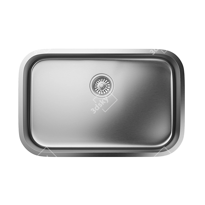 Blanco ADA Stainless Sink 3D model image 2