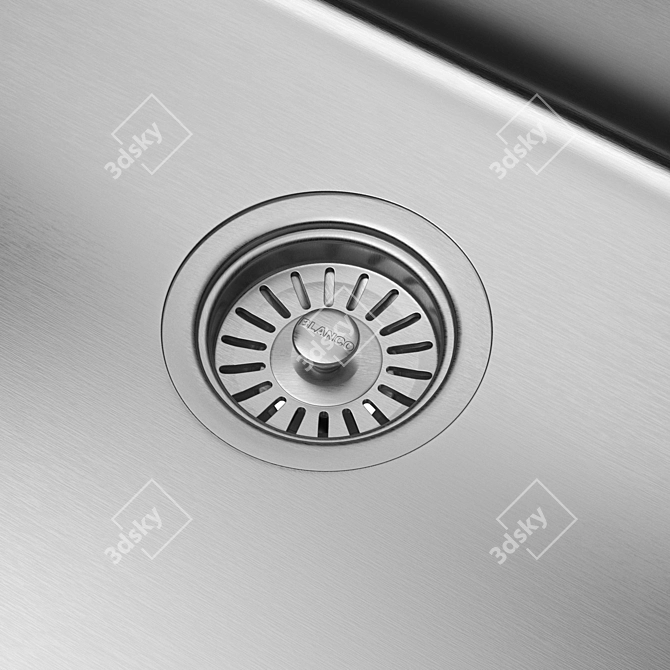 Blanco ADA Stainless Sink 3D model image 5