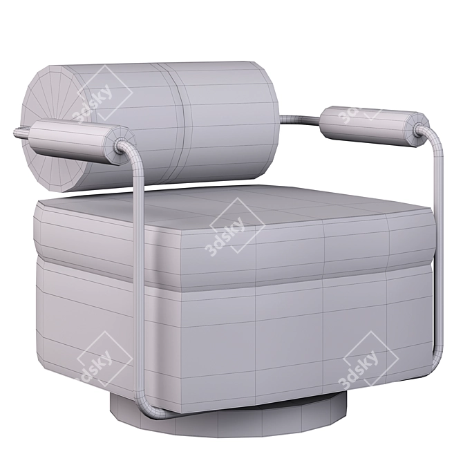 Elegant Anderson Armchair: Stylish Comfort 3D model image 4