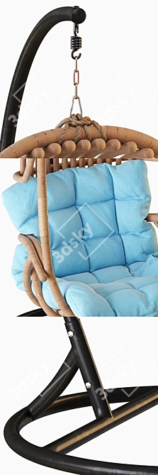 Suspended Swing Chair - Modern Design 3D model image 4