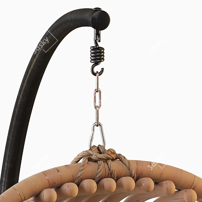 Suspended Swing Chair - Modern Design 3D model image 14