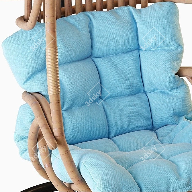 Suspended Swing Chair - Modern Design 3D model image 29