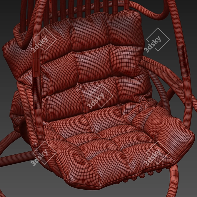 Suspended Swing Chair - Modern Design 3D model image 44